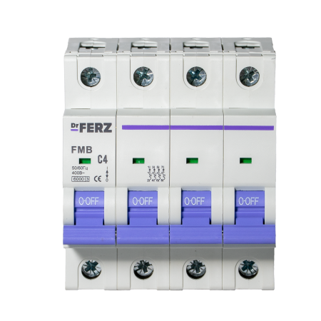 FMB-C 6kA 4P 04 х-ка C Автоматический выключатель